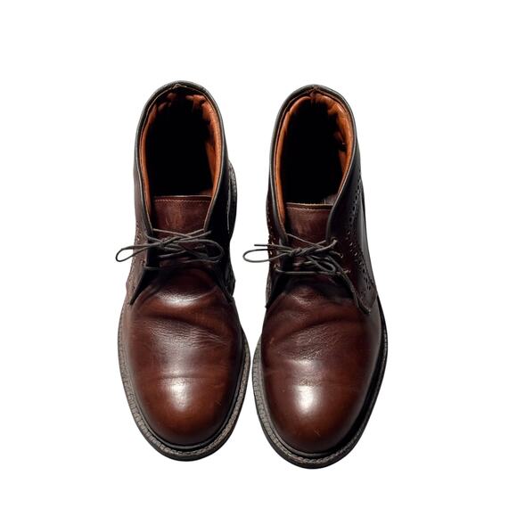 Allen Edmonds Bellevue Chukka Ankle Boots Mens 10 Brown Leather Lace Up USA Made main image 11